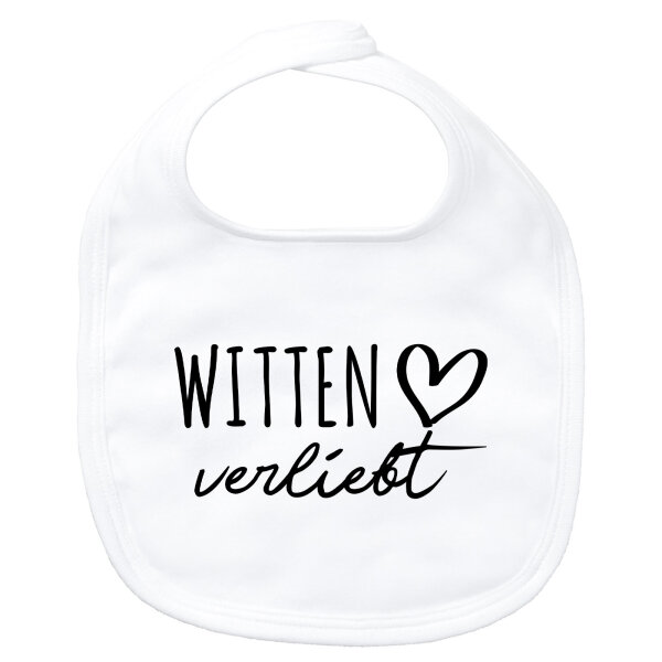 Baby Lätzchen Witten verliebt