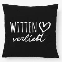 Kissen Witten verliebt 40x40cm