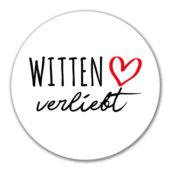 Aufkleber Witten verliebt 10cm Sticker