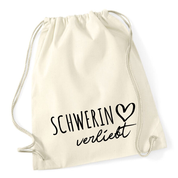 Turnbeutel Schwerin verliebt 12 Liter
