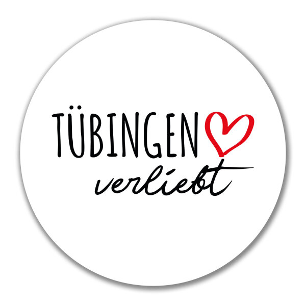 Aufkleber Tübingen verliebt 10cm Sticker