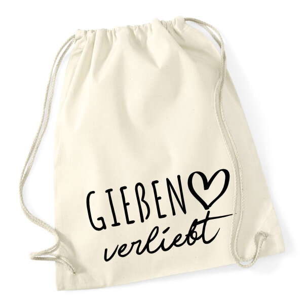 Turnbeutel Gießen verliebt 12 Liter