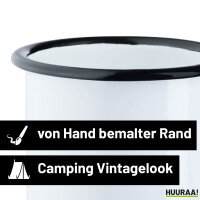 Emaille Tasse Bamberg verliebt 300ml Vintage Emaille Becher