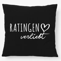 Kissen Ratingen verliebt 40x40cm