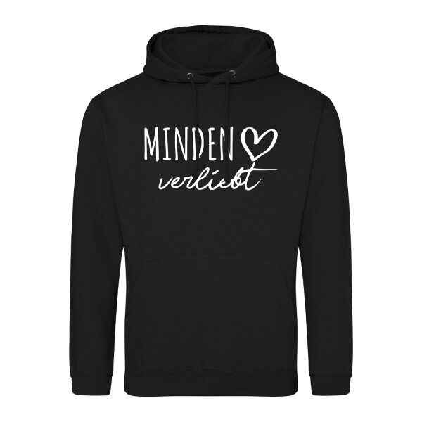 Unisex Hoodie Minden verliebt Größe S-3XL