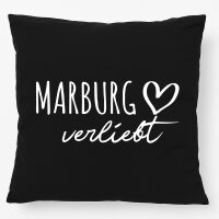 Kissen Marburg verliebt 40x40cm