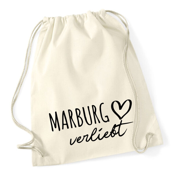 Turnbeutel Marburg verliebt 12 Liter