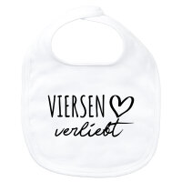 Baby Lätzchen Viersen verliebt Klettverschluss
