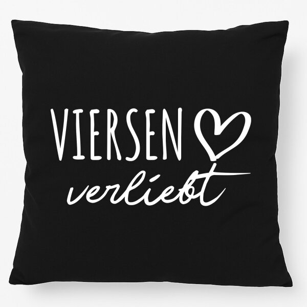 Kissen Viersen verliebt 40x40cm
