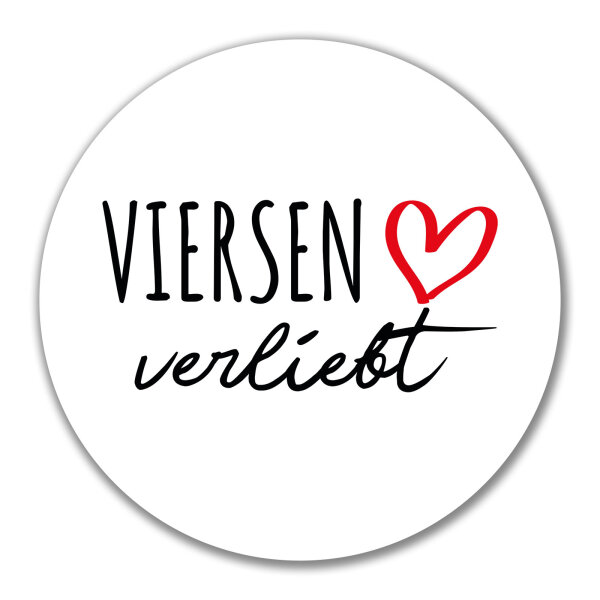 Aufkleber Viersen verliebt 10cm Sticker