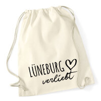 Turnbeutel Lüneburg verliebt 12 Liter
