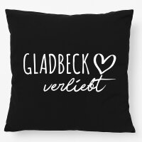 Kissen Gladbeck verliebt 40x40cm