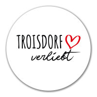 Aufkleber Troisdorf verliebt 10cm Sticker