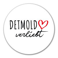 Aufkleber Detmold verliebt 10cm Sticker