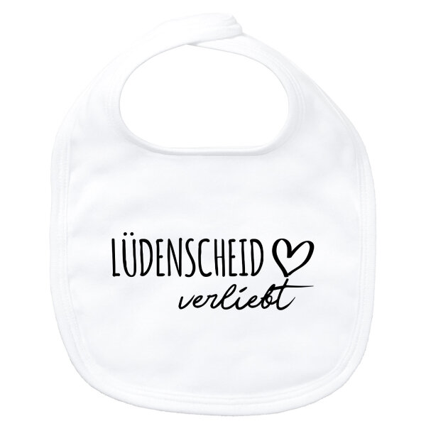 Baby Lätzchen Lüdenscheid verliebt Klettverschluss