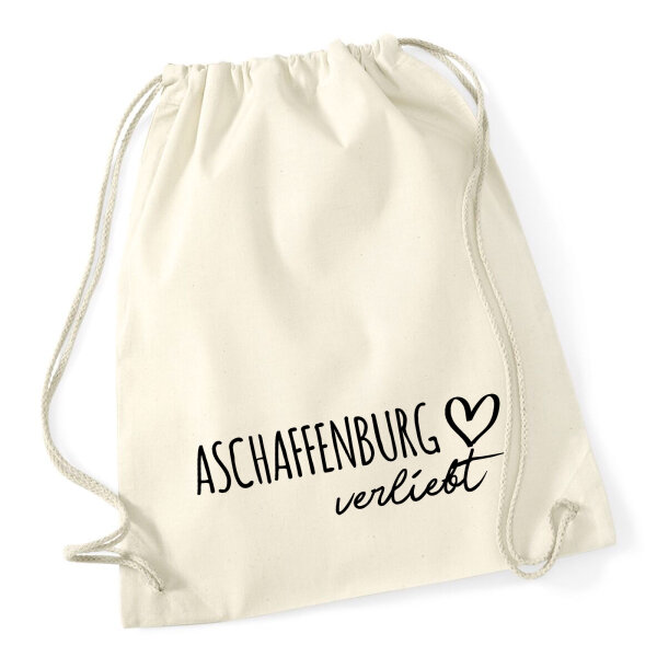 Turnbeutel Aschaffenburg verliebt 12 Liter