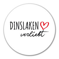 Aufkleber Dinslaken verliebt 10cm Sticker