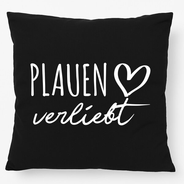 Kissen Plauen verliebt 40x40cm