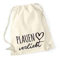 Turnbeutel Plauen verliebt 12 Liter