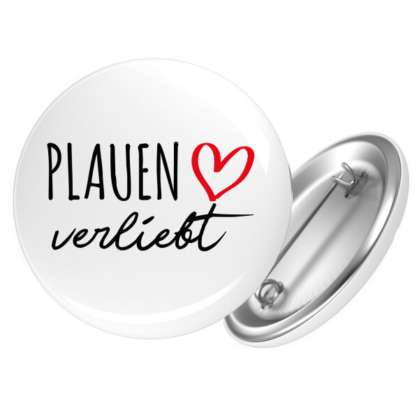 Button Plauen verliebt