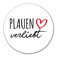 Aufkleber Plauen verliebt 10cm Sticker