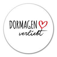 Aufkleber Dormagen verliebt 10cm Sticker