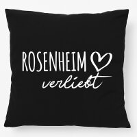Kissen Rosenheim verliebt 40x40cm