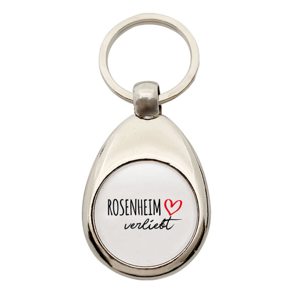 Schlüsselanhänger Rosenheim verliebt