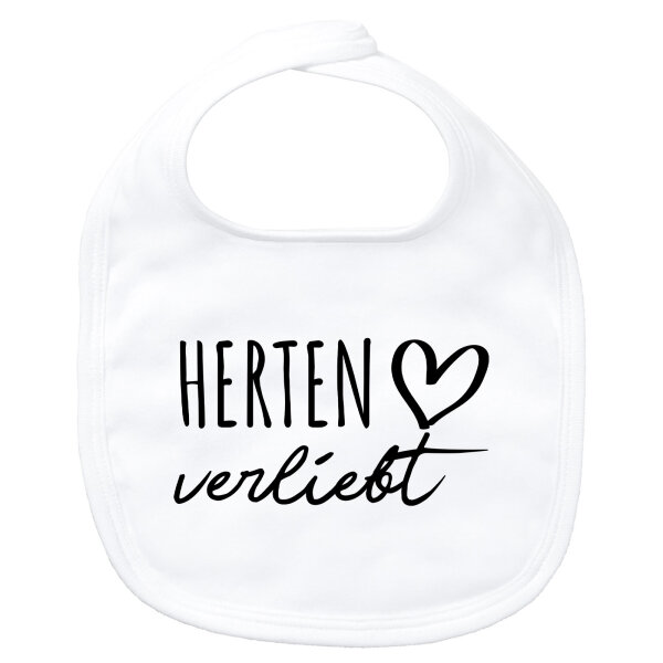 Baby Lätzchen Herten verliebt