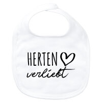 Baby Lätzchen Herten verliebt