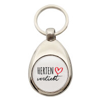 Schlüsselanhänger Herten verliebt