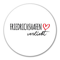 Aufkleber Friedrichshafen verliebt 10cm Sticker