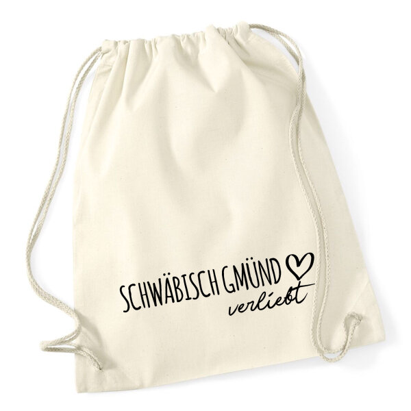 Turnbeutel Schwäbisch Gmünd verliebt 12 Liter