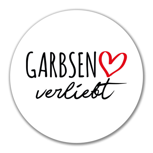 Aufkleber Garbsen verliebt 10cm Sticker