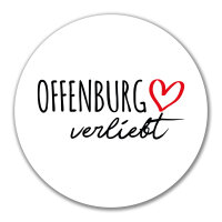 Aufkleber Offenburg verliebt 10cm Sticker