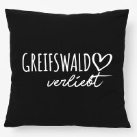 Kissen Greifswald verliebt 40x40cm