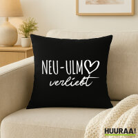 Kissen Neu-Ulm verliebt 40x40cm