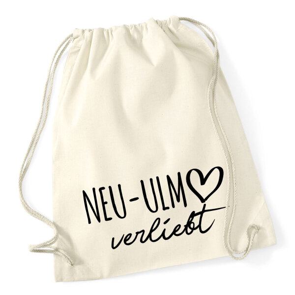Turnbeutel Neu-Ulm verliebt 12 Liter