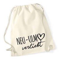 Turnbeutel Neu-Ulm verliebt 12 Liter