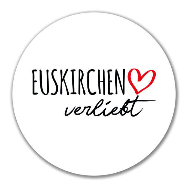 Aufkleber Euskirchen verliebt 10cm Sticker