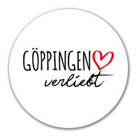 Aufkleber Göppingen verliebt 10cm Sticker