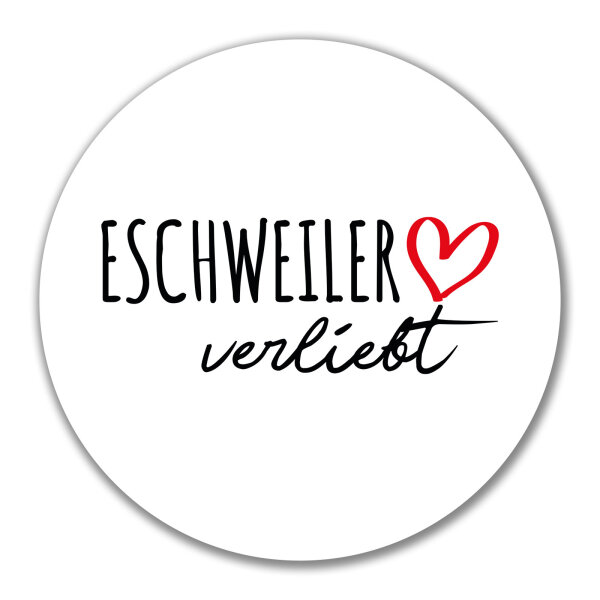 Aufkleber Eschweiler verliebt 10cm Sticker