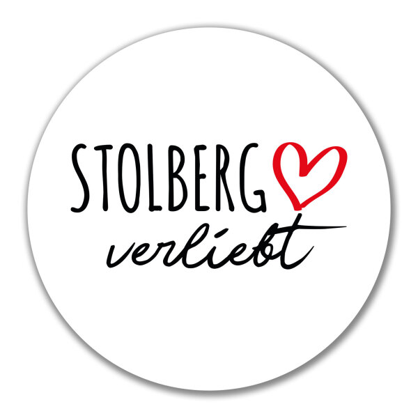 Aufkleber Stolberg (Rheinland) verliebt 10cm Sticker