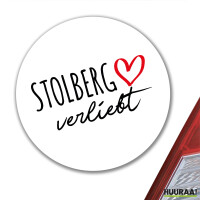 Aufkleber Stolberg (Rheinland) verliebt 10cm Sticker