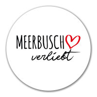 Aufkleber Meerbusch verliebt 10cm Sticker