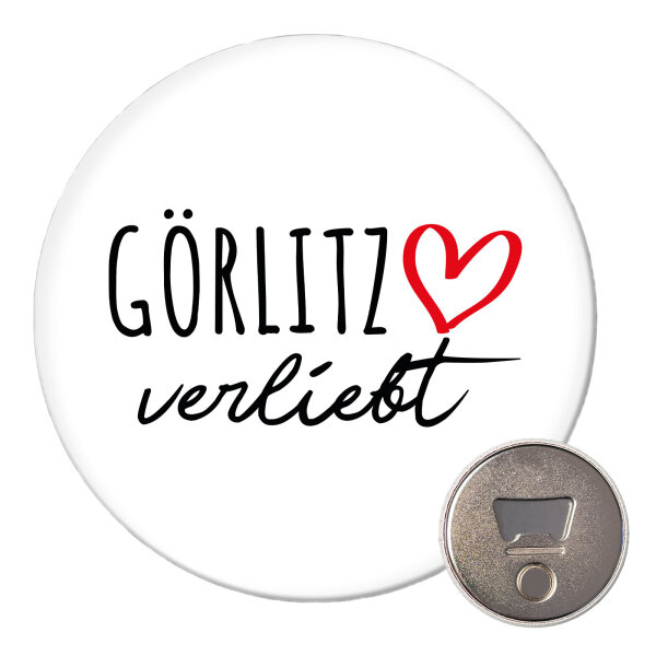 Magnet Görlitz verliebt 59mm Kühlschrankmagnet Flaschenöffner