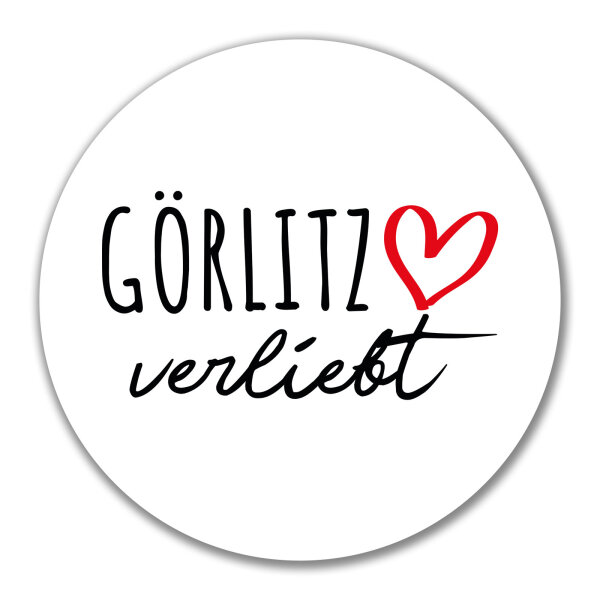 Aufkleber Görlitz verliebt 10cm Sticker