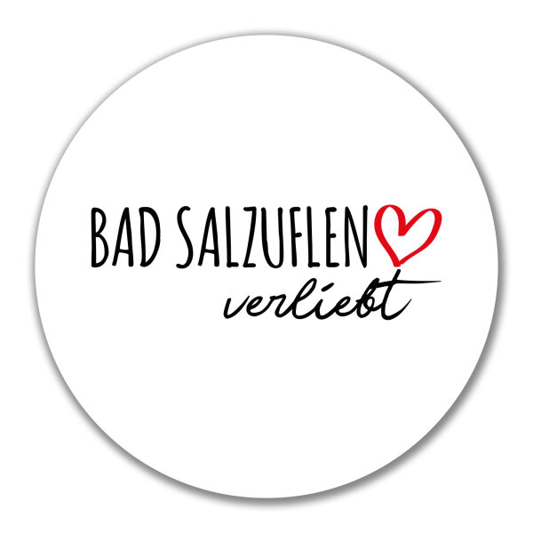 Aufkleber Bad Salzuflen verliebt 10cm Sticker