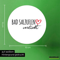Aufkleber Bad Salzuflen verliebt 10cm Sticker