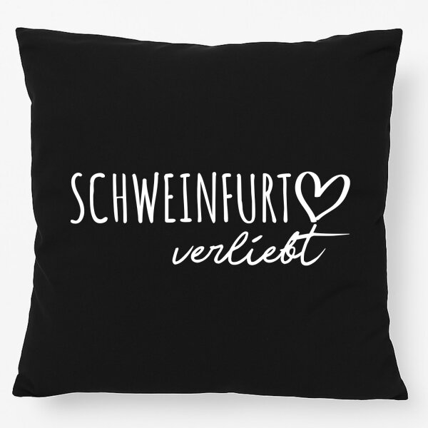 Kissen Schweinfurt verliebt 40x40cm